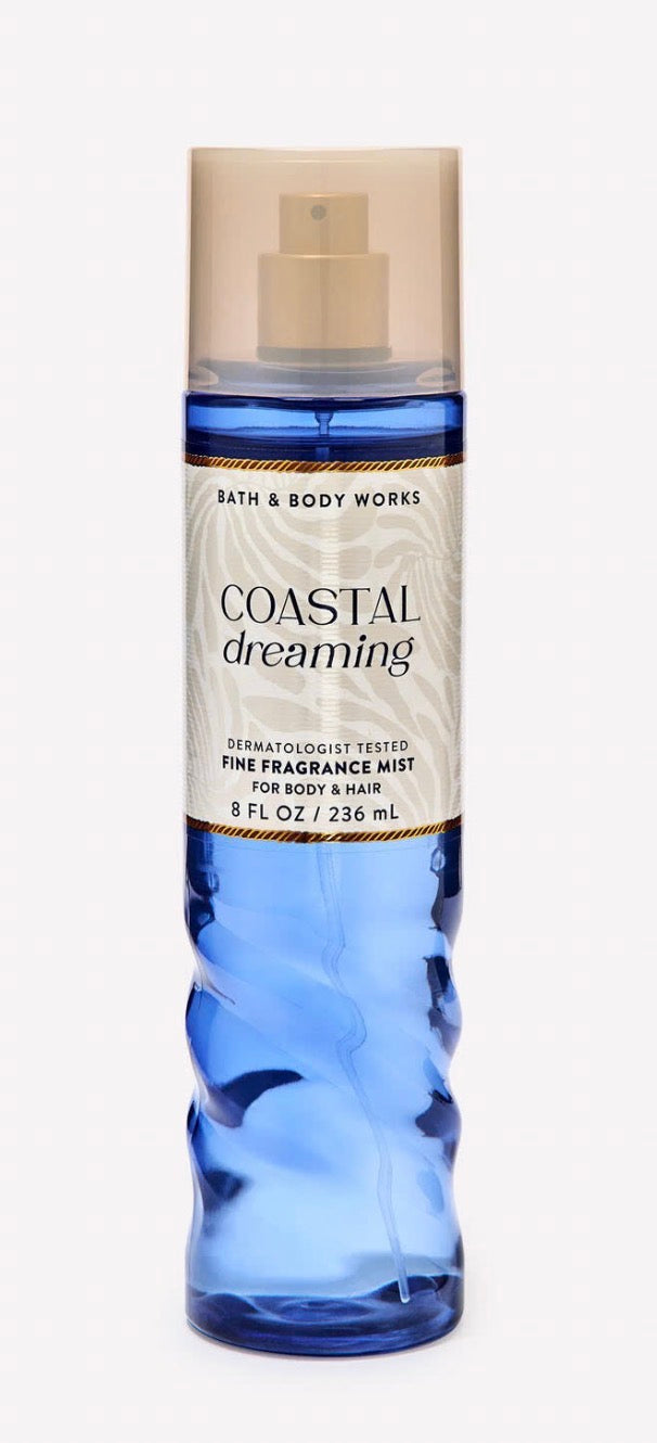 Bath & Body Works Coastal Dreaming Fragrance Mist 8 fl oz