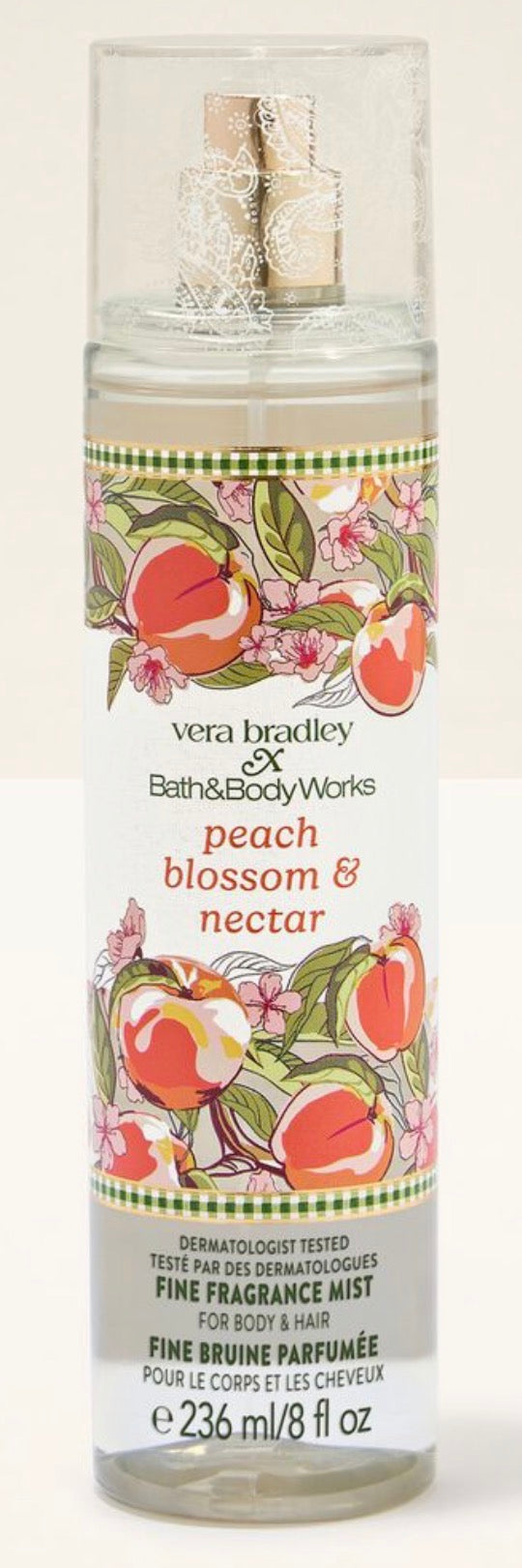 Vera Bradley Peach Blossom & Nectar Fragrance Mist 8 fl oz
