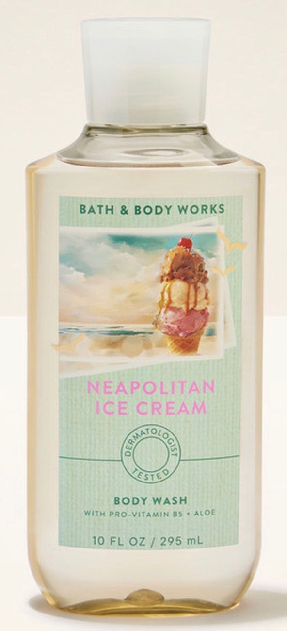 Bath & Body Works Neapolitan Ice Cream Body Wash 10 fl oz