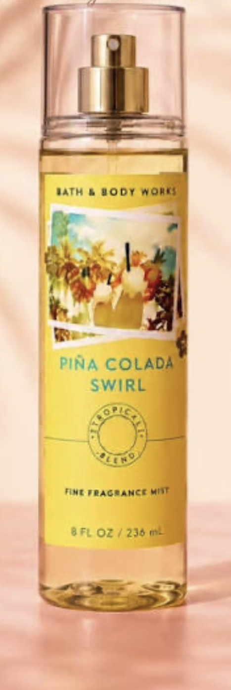 Bath & Body Works Pina Colada Swirl Fragrance Mist 8 fl oz