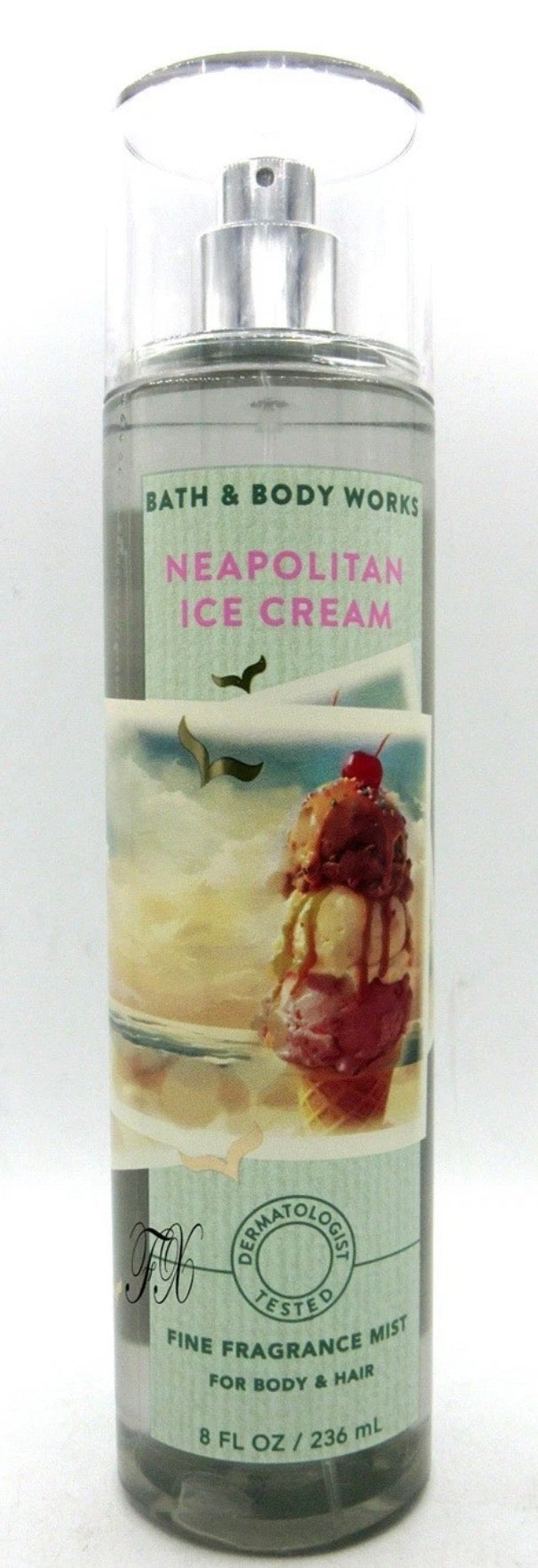 Bath & Body Works Neapolitan Ice Cream Fragrance Mist 8 fl oz