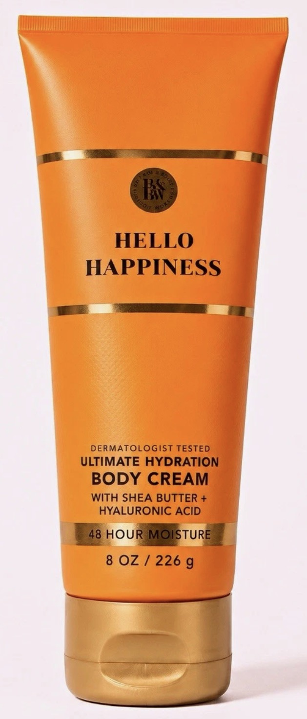 Bath & Body Works Hello Happiness Body Cream 8 oz