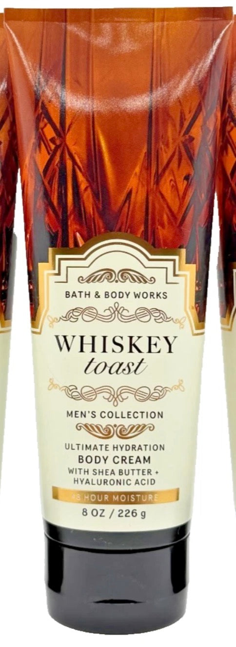 Bath & Body Works Whiskey Toast (Mens) Body Cream 8 oz