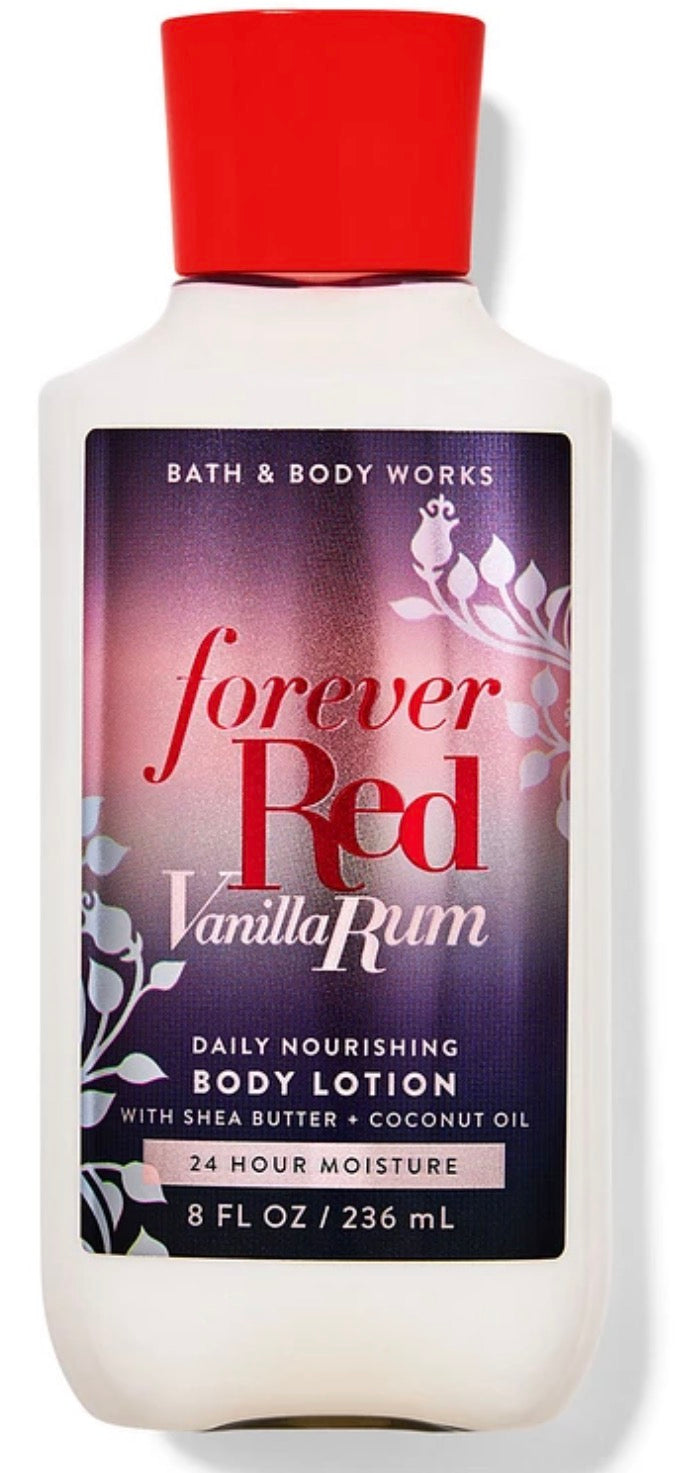 Bath & Body Works Forever Red Vanilla Rum Body Lotion 8 fl oz